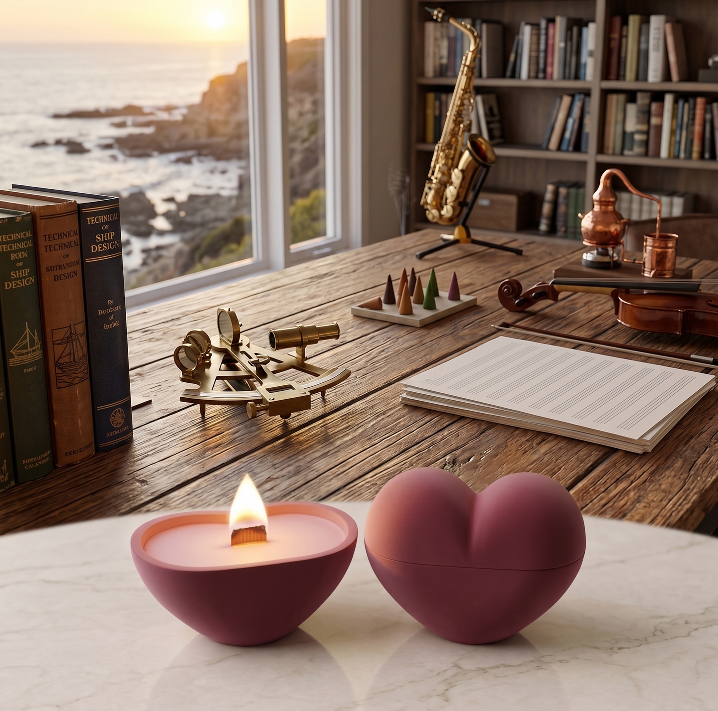 Heart Glow Candle